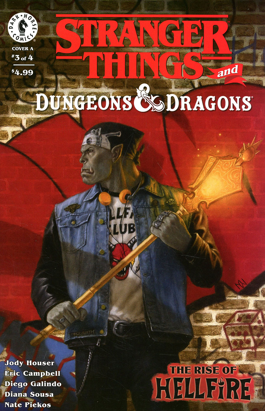 Stranger Things And Dungeons & Dragons The Rise Of Hellfire #3 Cover A Regular Myles Wohl Cover