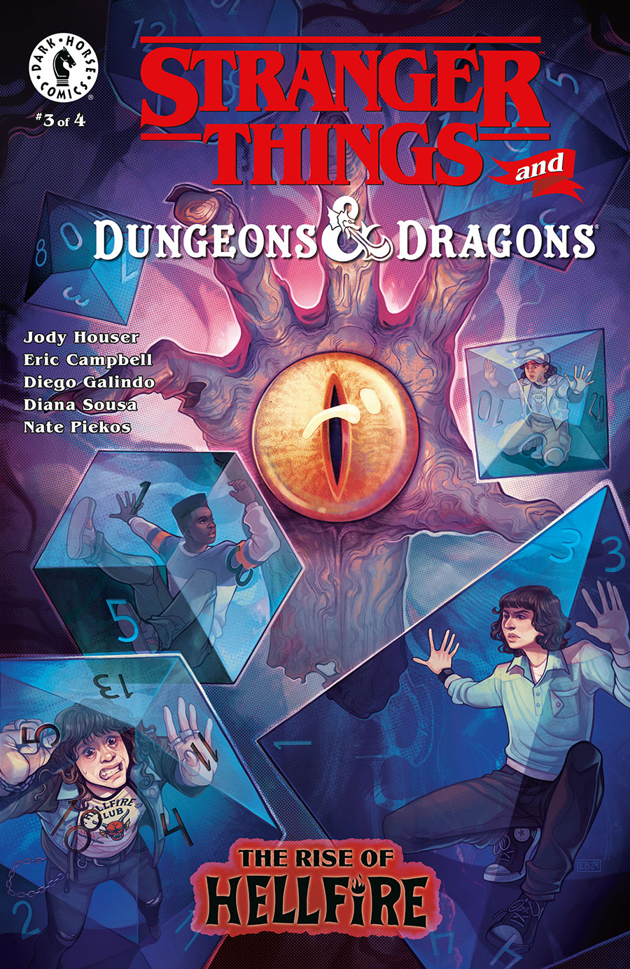 Stranger Things And Dungeons & Dragons The Rise Of Hellfire #3 Cover B Variant Elizabeth Beals Cover - RESOLICITED