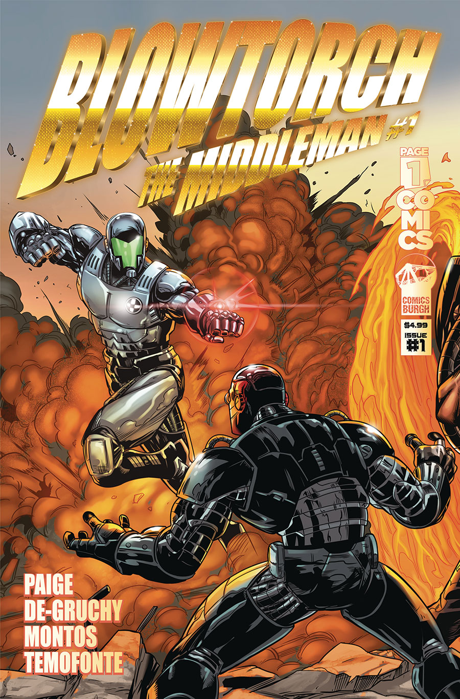 Blowtorch The Middleman #1 Cover D Variant Dody Eka Jesse Hansen & Iwan Joko Cover