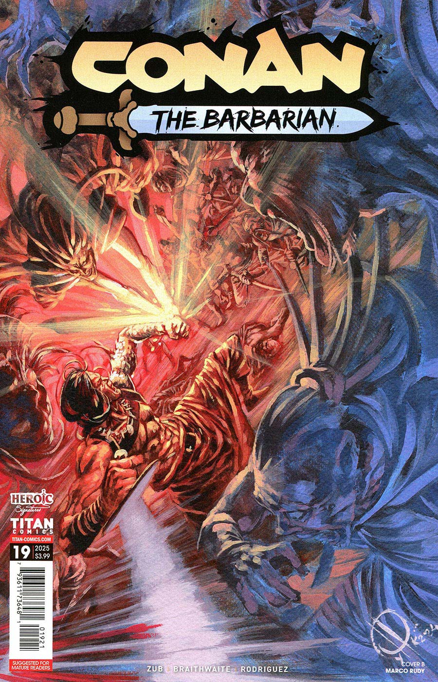Conan The Barbarian Vol 5 #19 Cover B Variant Marco Rudy Cover