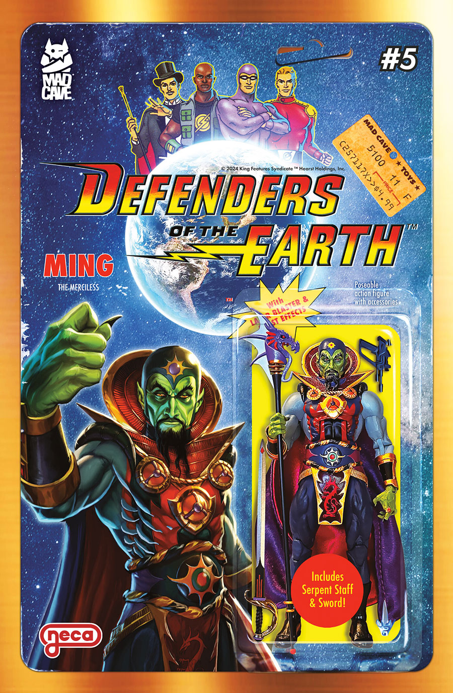Defenders Of The Earth Vol 2 #5 Cover B Variant Djordje Djokovic Action Figure Cover