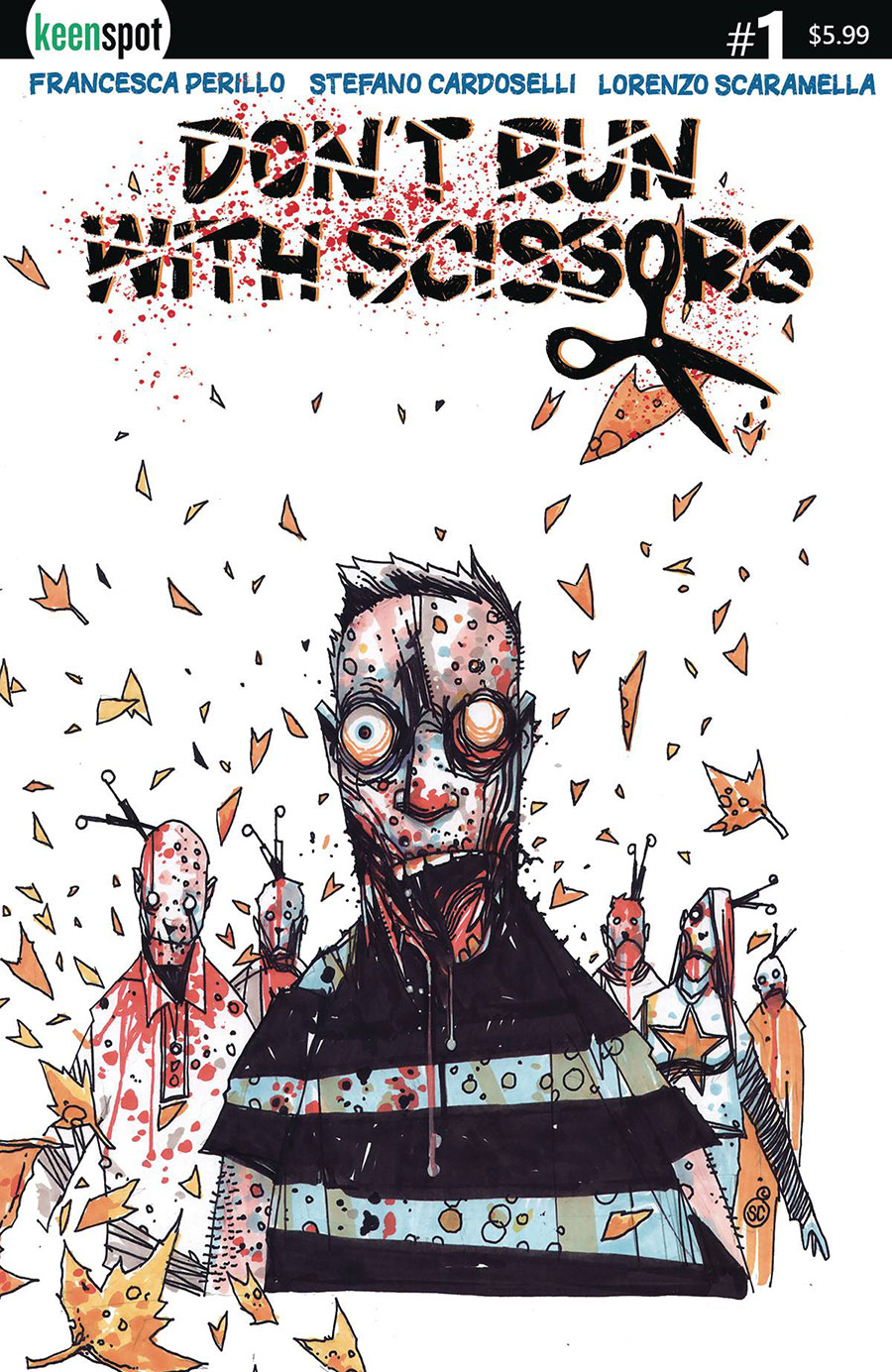 Dont Run With Scissors #1 Cover C Variant Stefano Cardoselli Zombie Cover