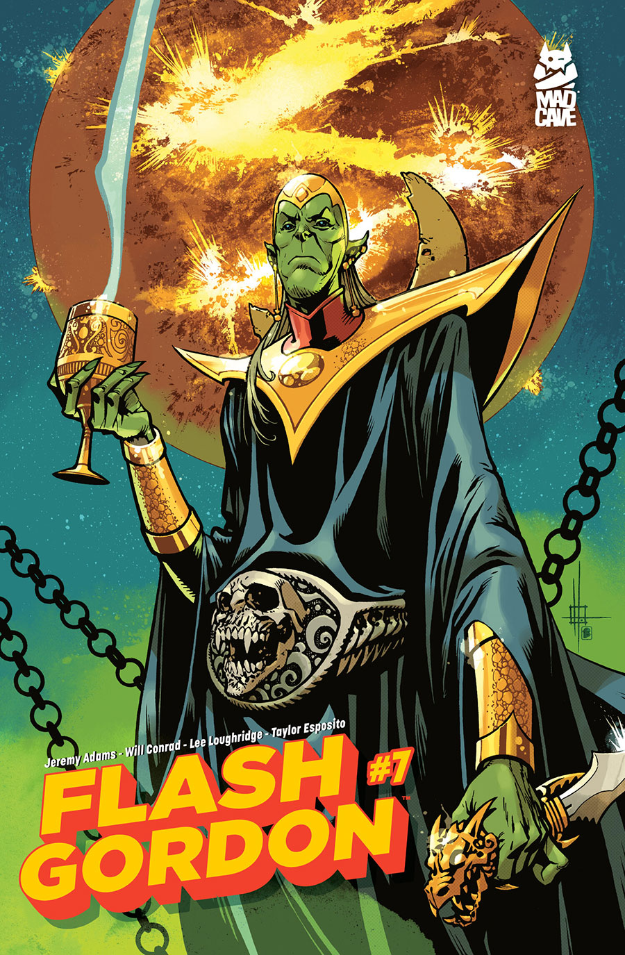 Flash Gordon Vol 8 #7 Cover B Variant Zach Howard Homeworld Cover