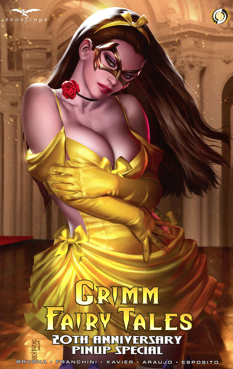 Grimm Fairy Tales 20th Anniversary 2025 Fairy Tale Pinup Special #1 (One Shot) Cover D Variant Josh Burns Cover