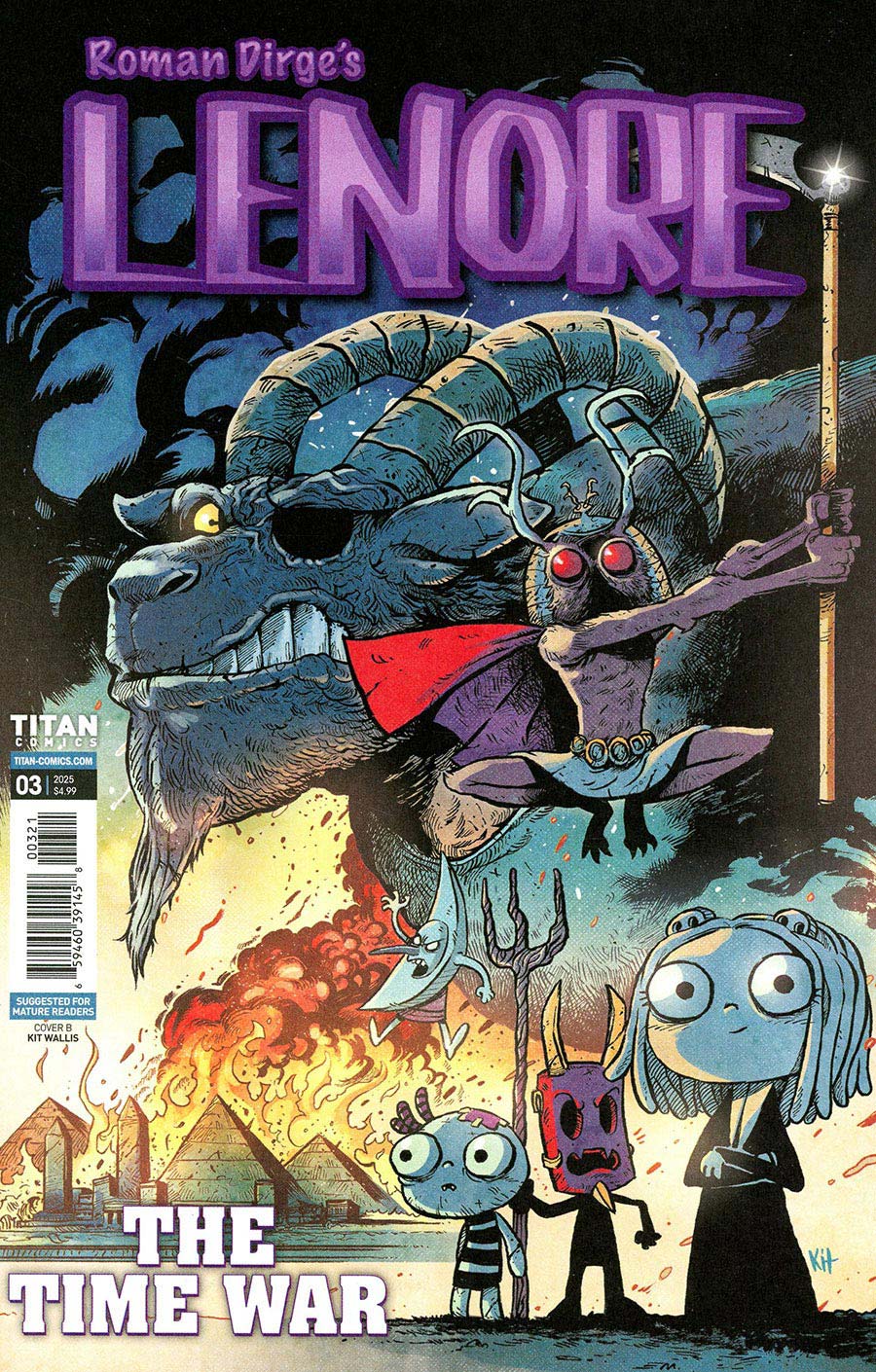 Lenore The Time War #3 Cover B Variant Kit Wallis Cover