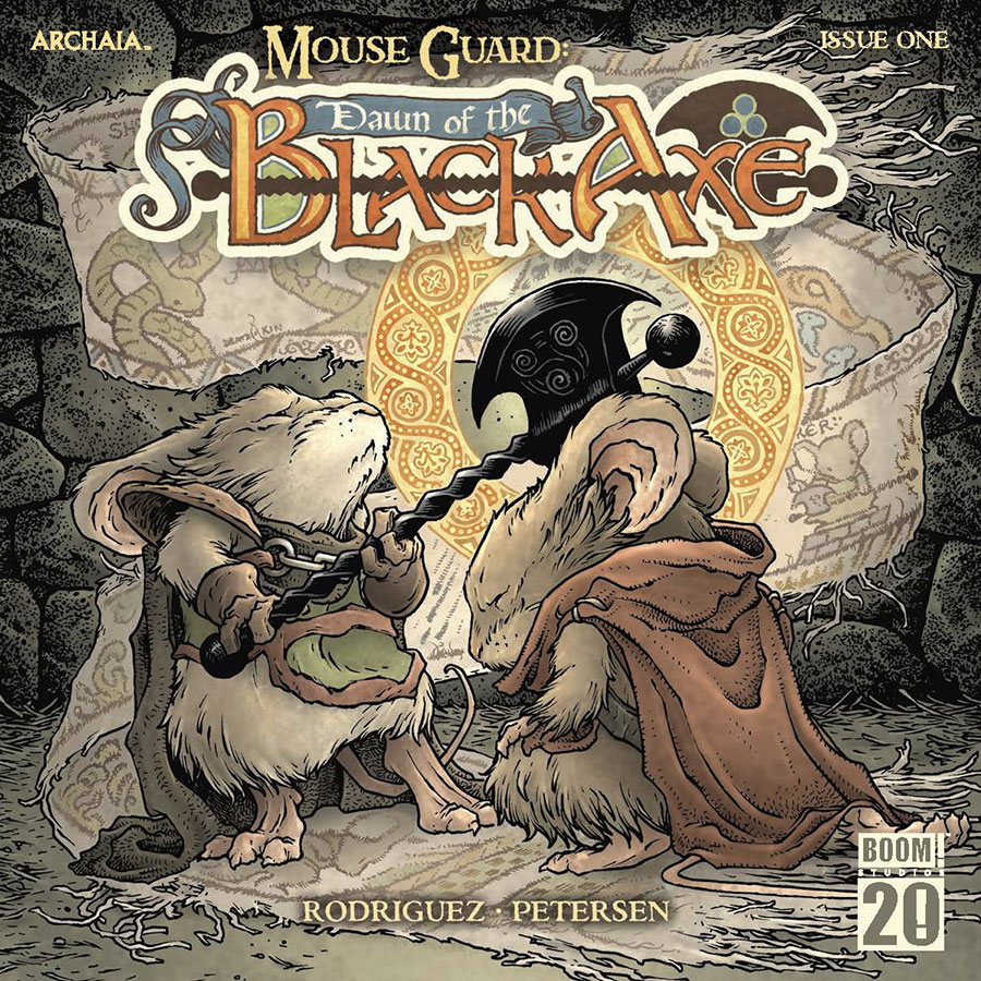 Mouse Guard Dawn Of The Black Axe #1 Cover B Variant David Petersen Cover