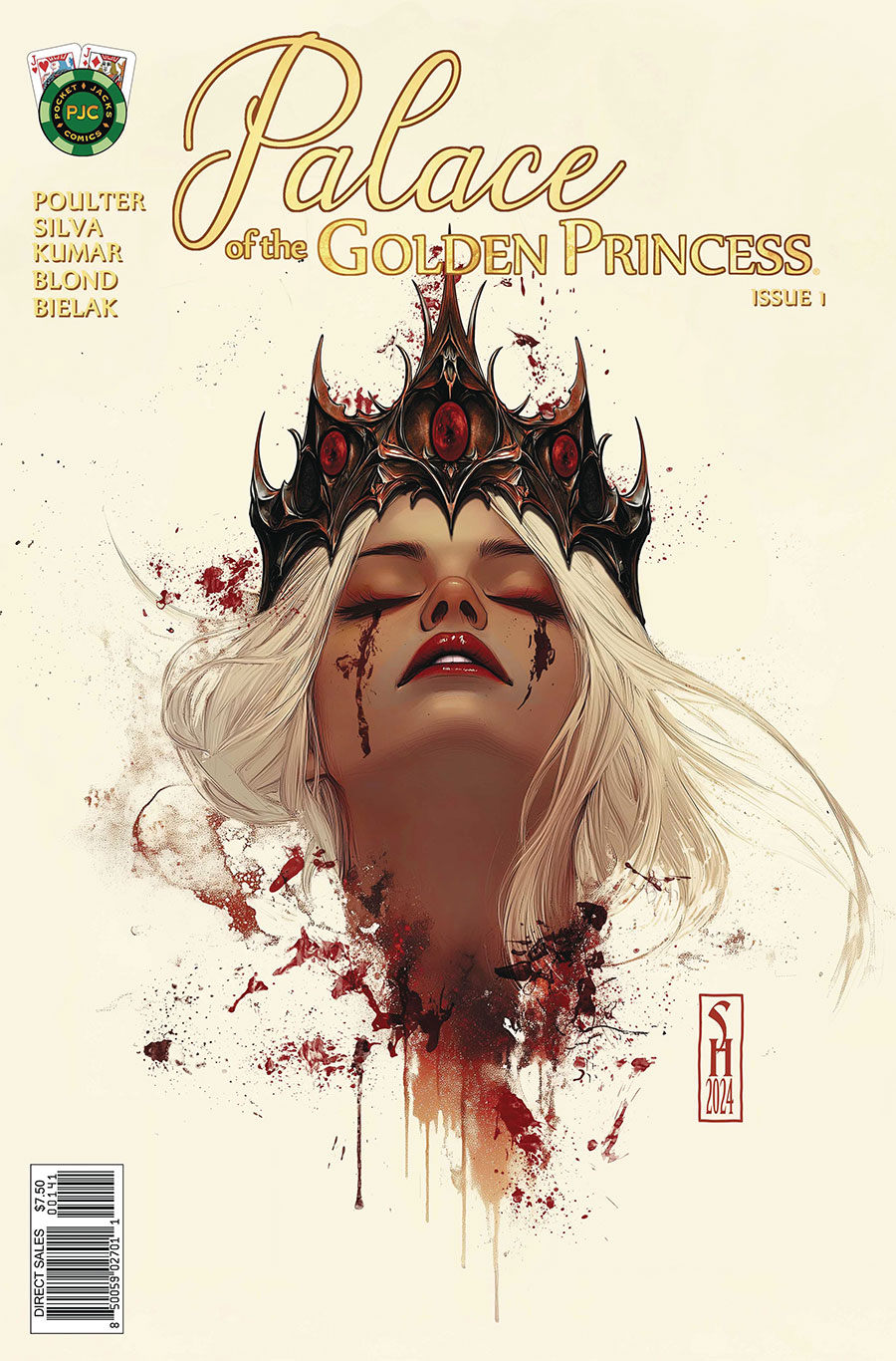Palace Of The Golden Princess #1 Cover D Variant Scott Harben Foil Cover (Limit 1 Per Customer)