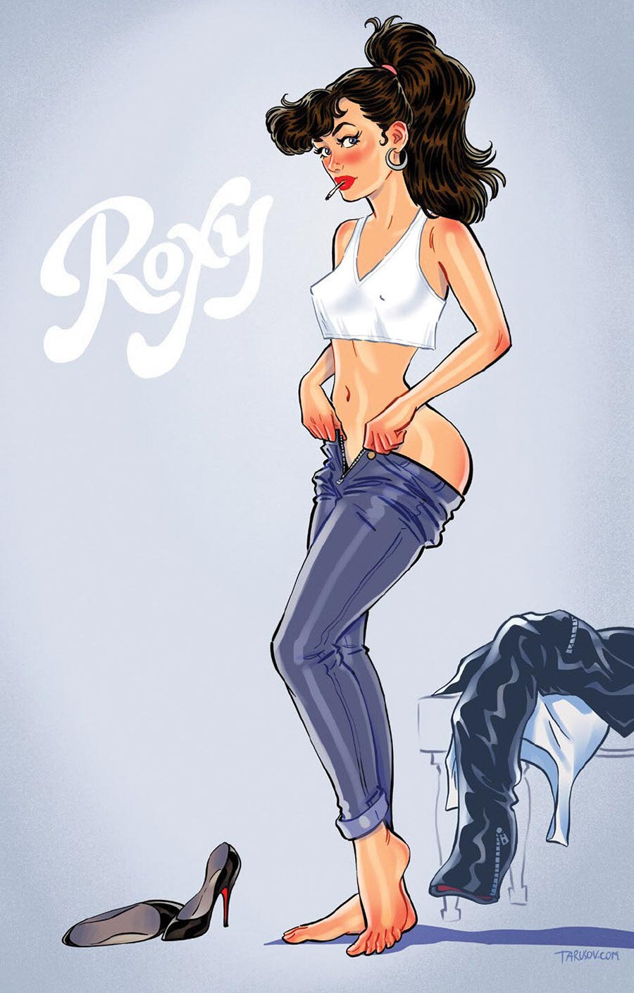 Pinupocalypse #3 Cover C Variant Andrew Tarusov Pin Up Homage Cover - RESOLICITED