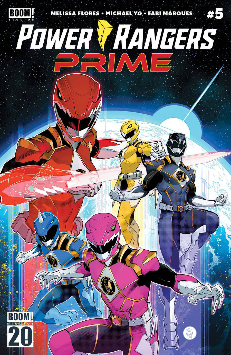Power Rangers Prime #5 Cover A Regular Dan Mora Cover