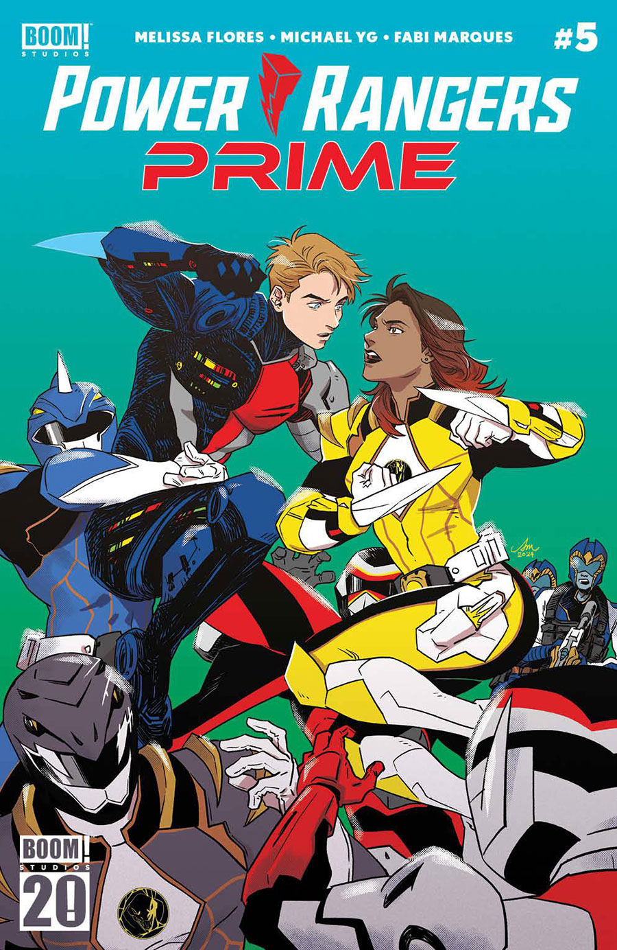 Power Rangers Prime #5 Cover J Variant Audrey Mok Reveal Cover