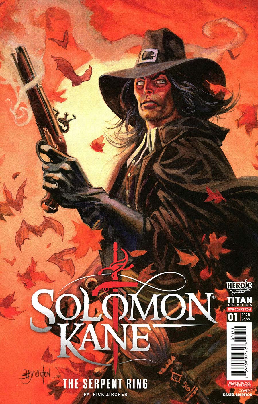 Solomon Kane The Serpent Ring #1 Cover E Variant Daniel Brereton Cover