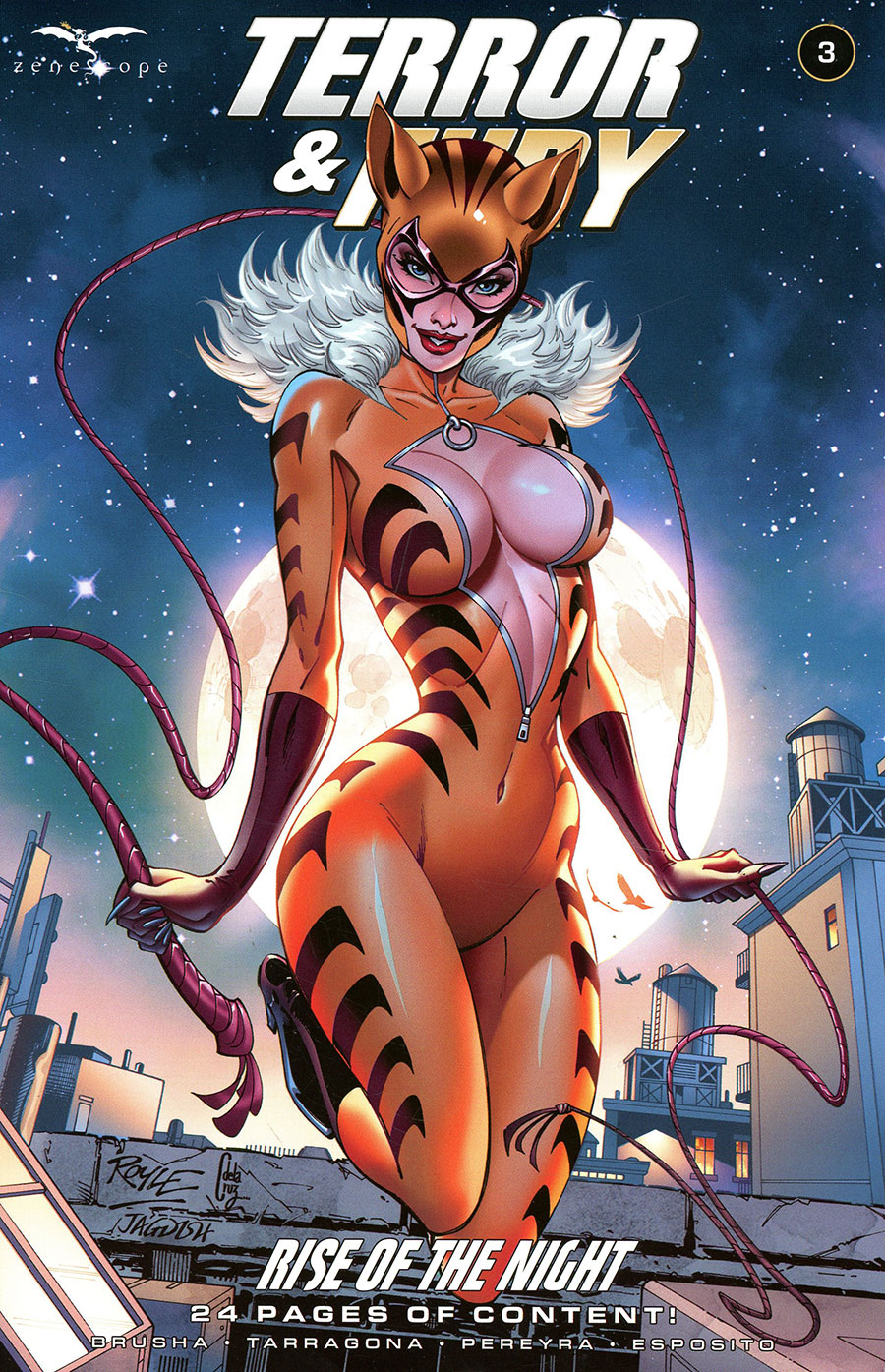 Terror And Fury Rise Of The Night #3 Cover C Variant John Royle Cover