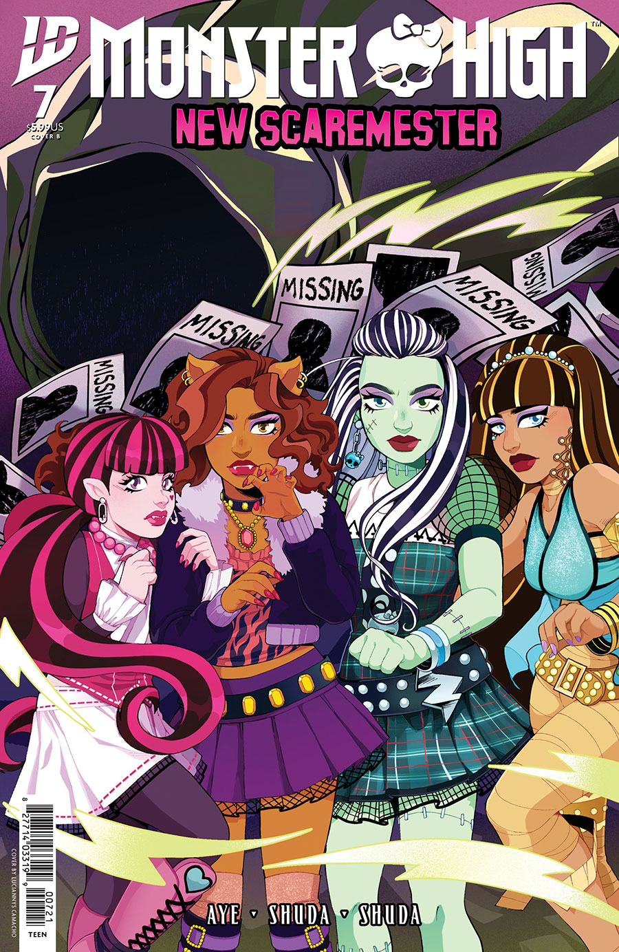 Monster High New Scaremester #7 Cover B Variant Luciannys Camacho Cover