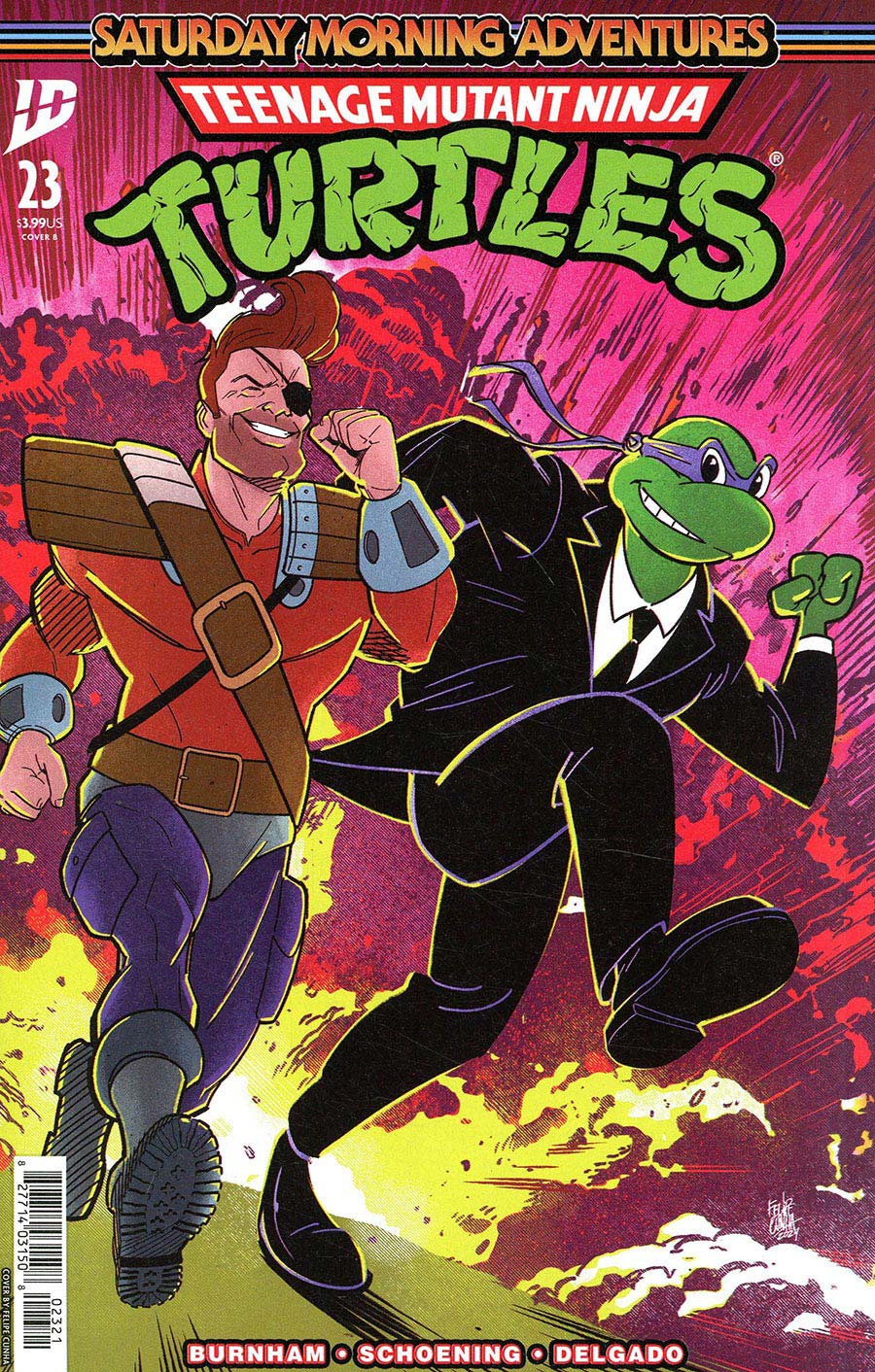 Teenage Mutant Ninja Turtles Saturday Morning Adventures Continued #23 Cover B Variant Felipe Cunha Cover