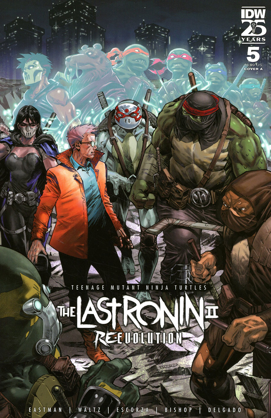 Teenage Mutant Ninja Turtles The Last Ronin II Re-Evolution #5 Cover A Regular Esau Escorza & Issac Escorza Cover