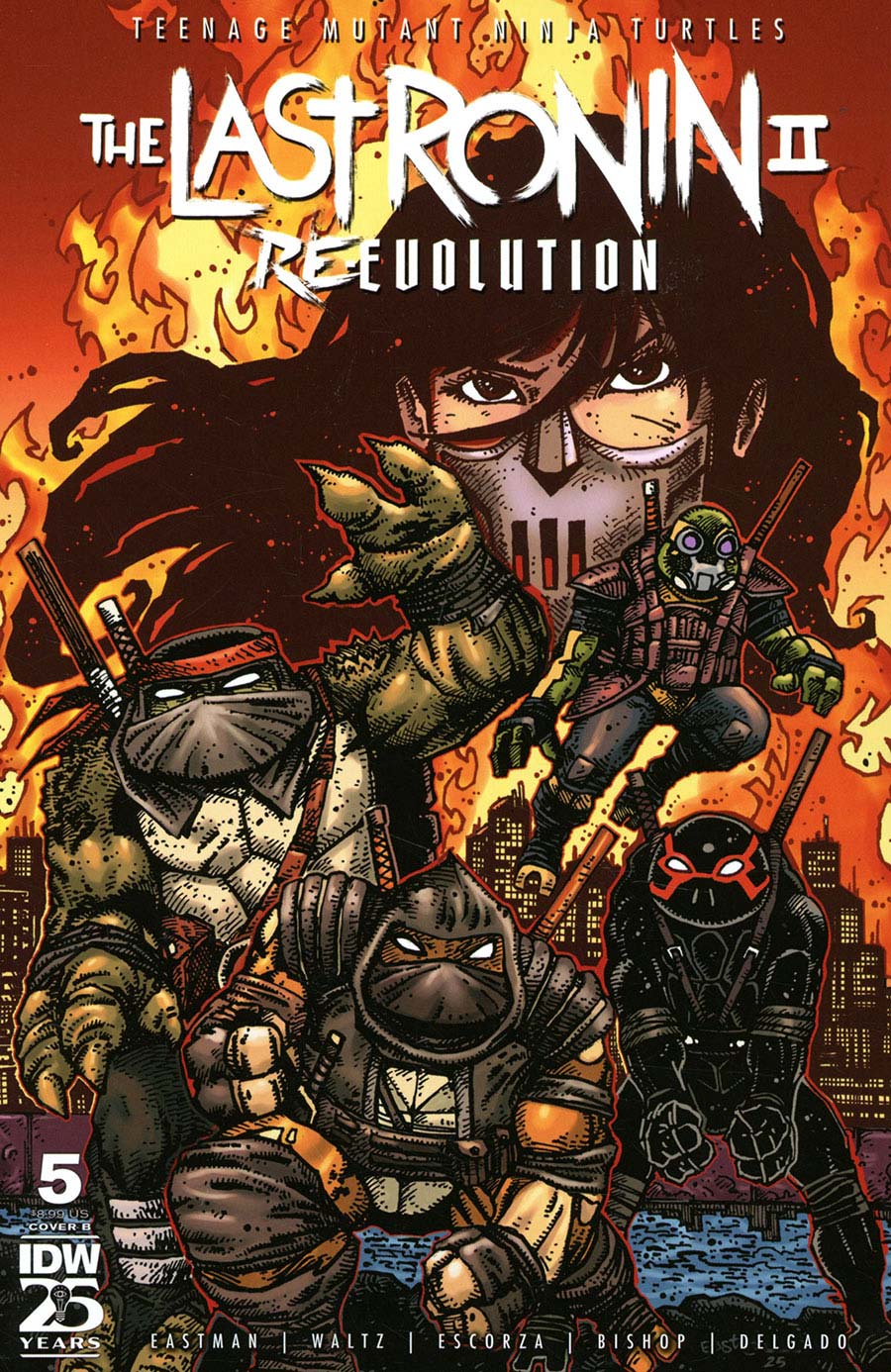 Teenage Mutant Ninja Turtles The Last Ronin II Re-Evolution #5 Cover B Variant Kevin Eastman Cover
