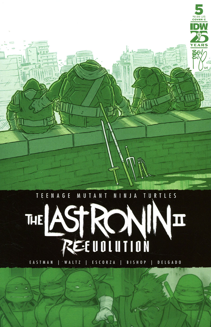 Teenage Mutant Ninja Turtles The Last Ronin II Re-Evolution #5 Cover C Variant Ben Bishop Cover