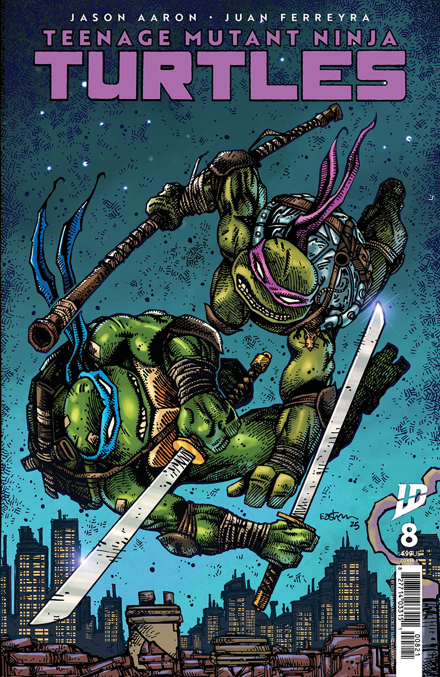 Teenage Mutant Ninja Turtles Vol 6 #8 Cover B Variant Kevin Eastman Cover