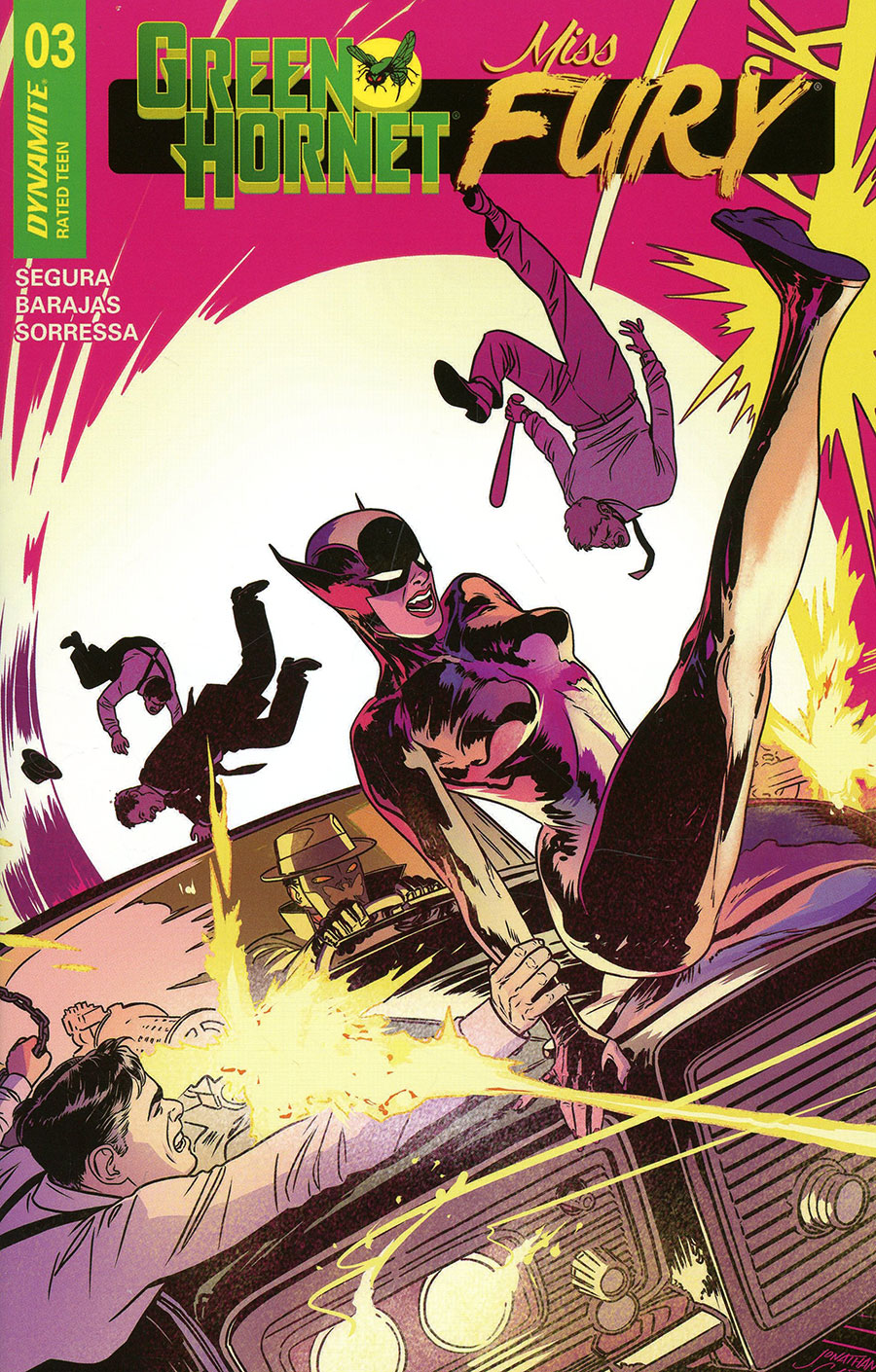 Green Hornet Miss Fury #3 Cover C Variant Jonathan Case Cover