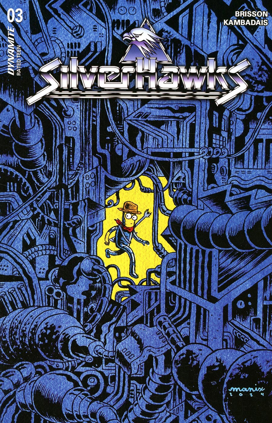SilverHawks Vol 2 #3 Cover G Variant Manix Cover