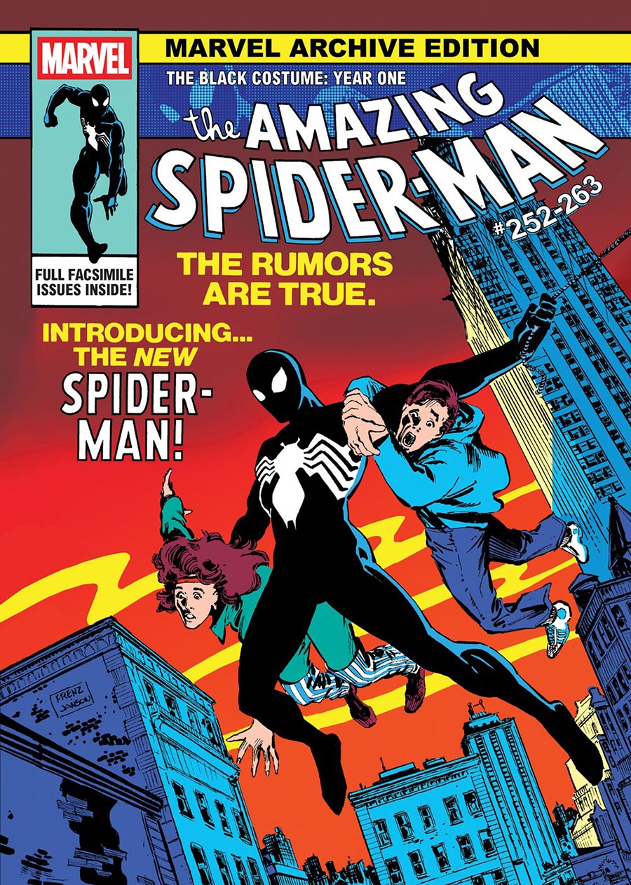 Marvel Archive Edition Amazing Spider-Man Black Costume Year One Gallery Edition HC Book Market Ron Frenz Original First Issue Cover