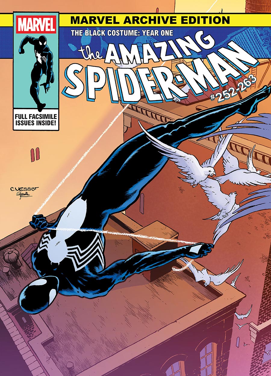 Marvel Archive Edition Amazing Spider-Man Black Costume Year One Gallery Edition HC Direct Market Charles Vess Hidden Gem Variant Cover