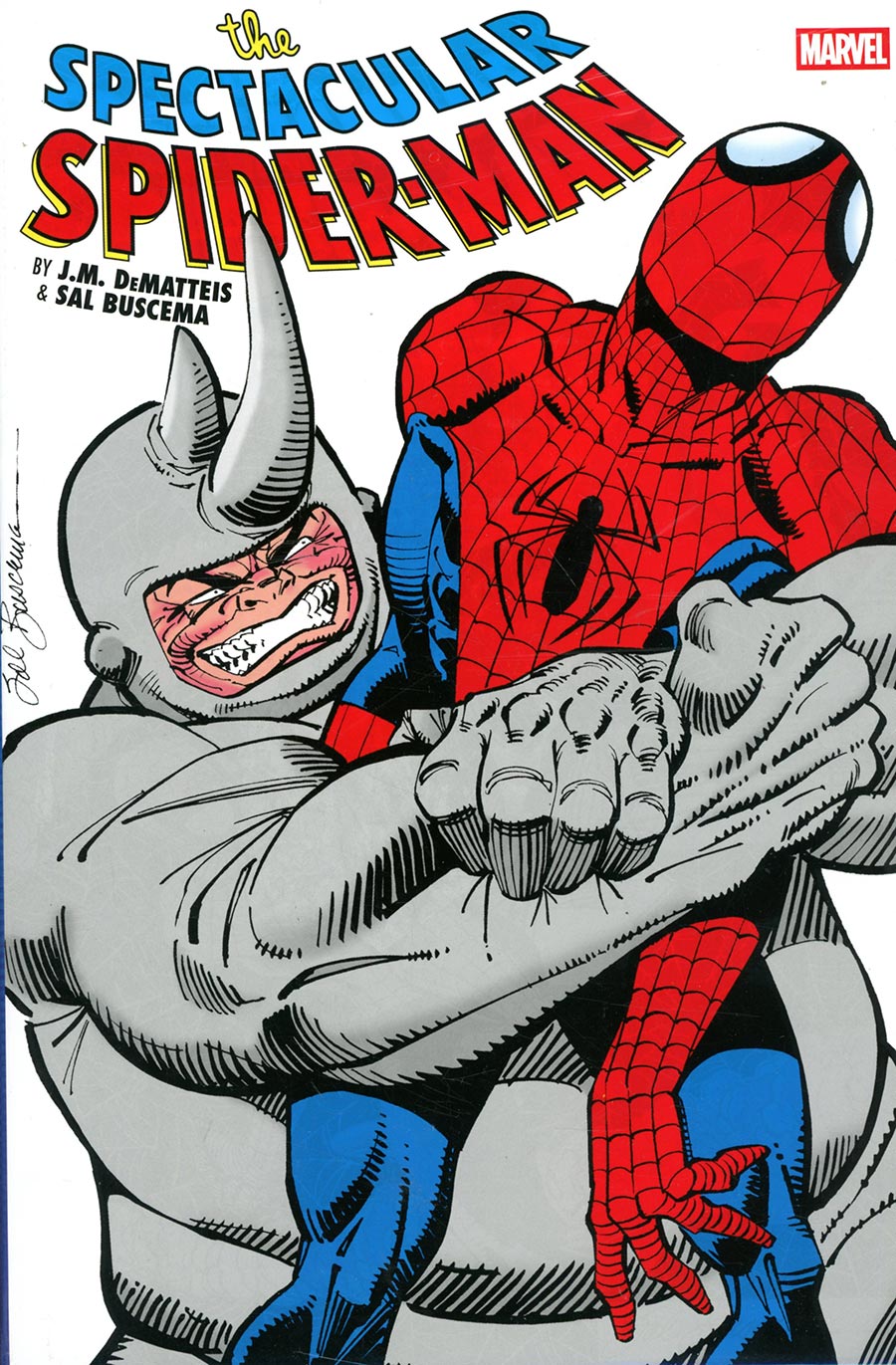 Spectacular Spider-Man By JM DeMatteis & Sal Buscema Omnibus HC Direct Market Sal Buscema Rhino Variant Cover