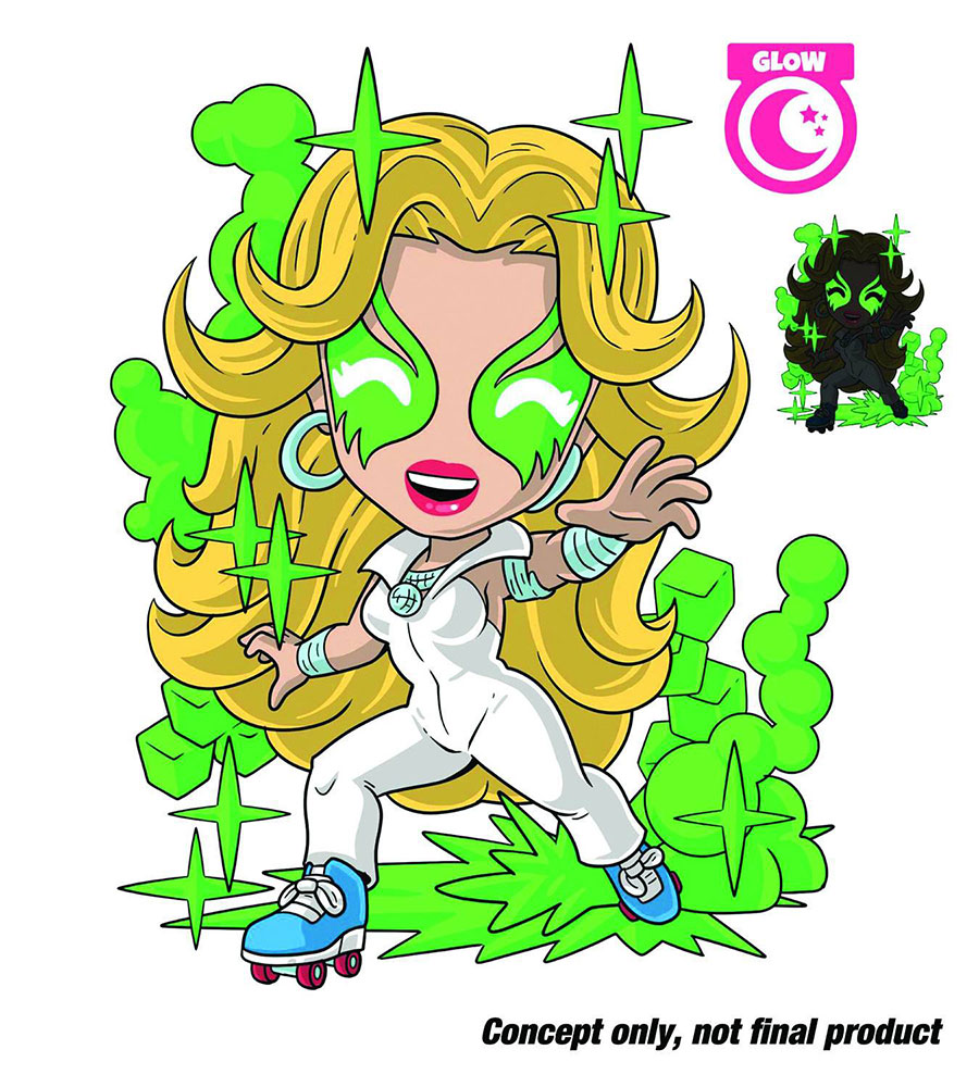 FCBD 2025 Dazzler Vol 1 #20 Previews Exclusive Glow-In-The-Dark Vinyl Figure