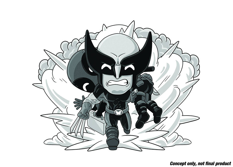 FCBD 2025 Deadpool And Wolverine Wolverine Vol 1 (2023) Previews Exclusive Black & White Vinyl Figure