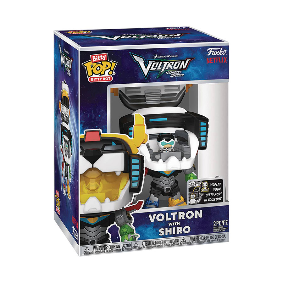 Bitty Bots Voltron Legendary Defender Voltron With Shiro Vinyl Figure