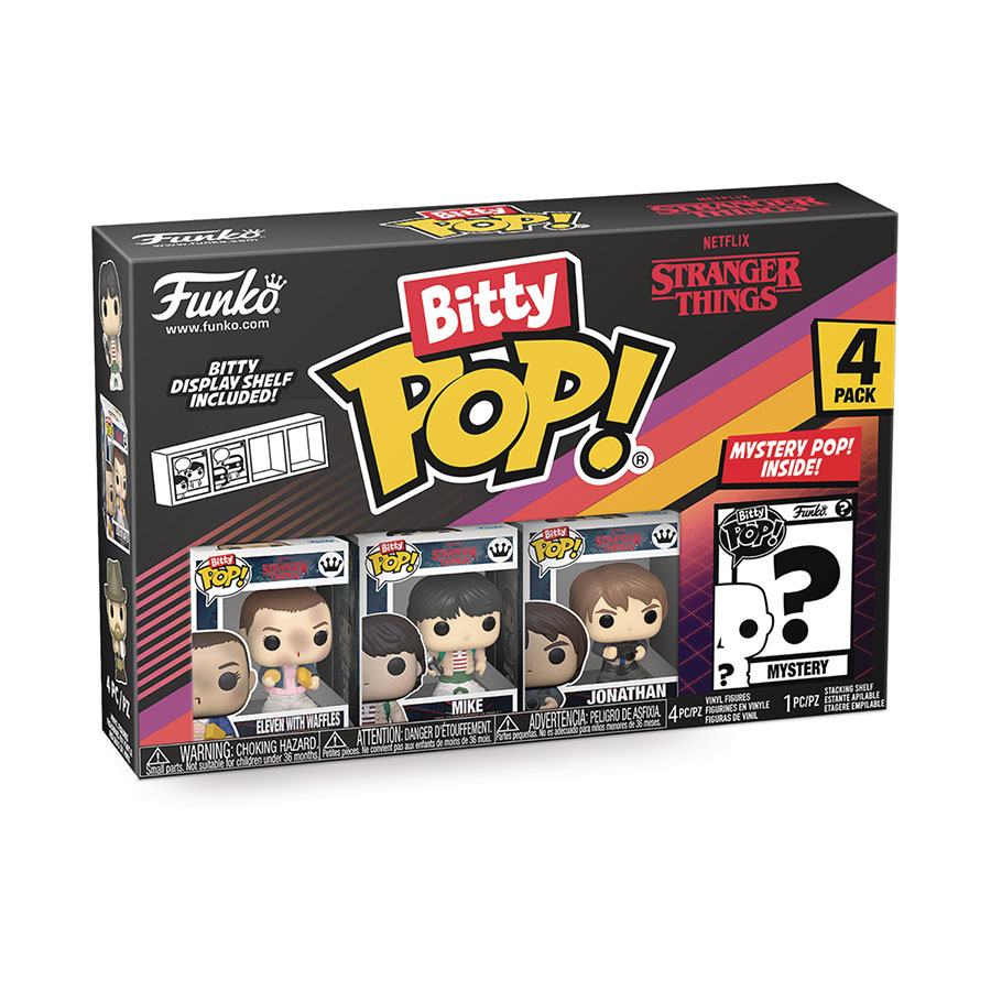 Bitty POP Stranger Things Season 1 4-Pack Mini Figure Set - Eleven