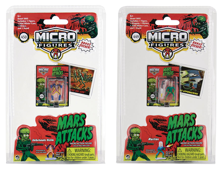 Micro Figures Mars Attacks Mini Figure Assortment Case