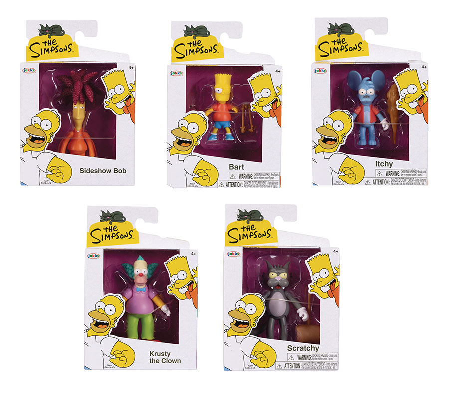 Simpsons 2.5-Inch Scale Action Figure Wave 2 Assortment Case