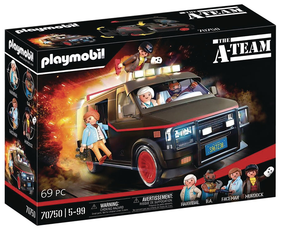 Playmobil A-Team Van & Action Figure Set