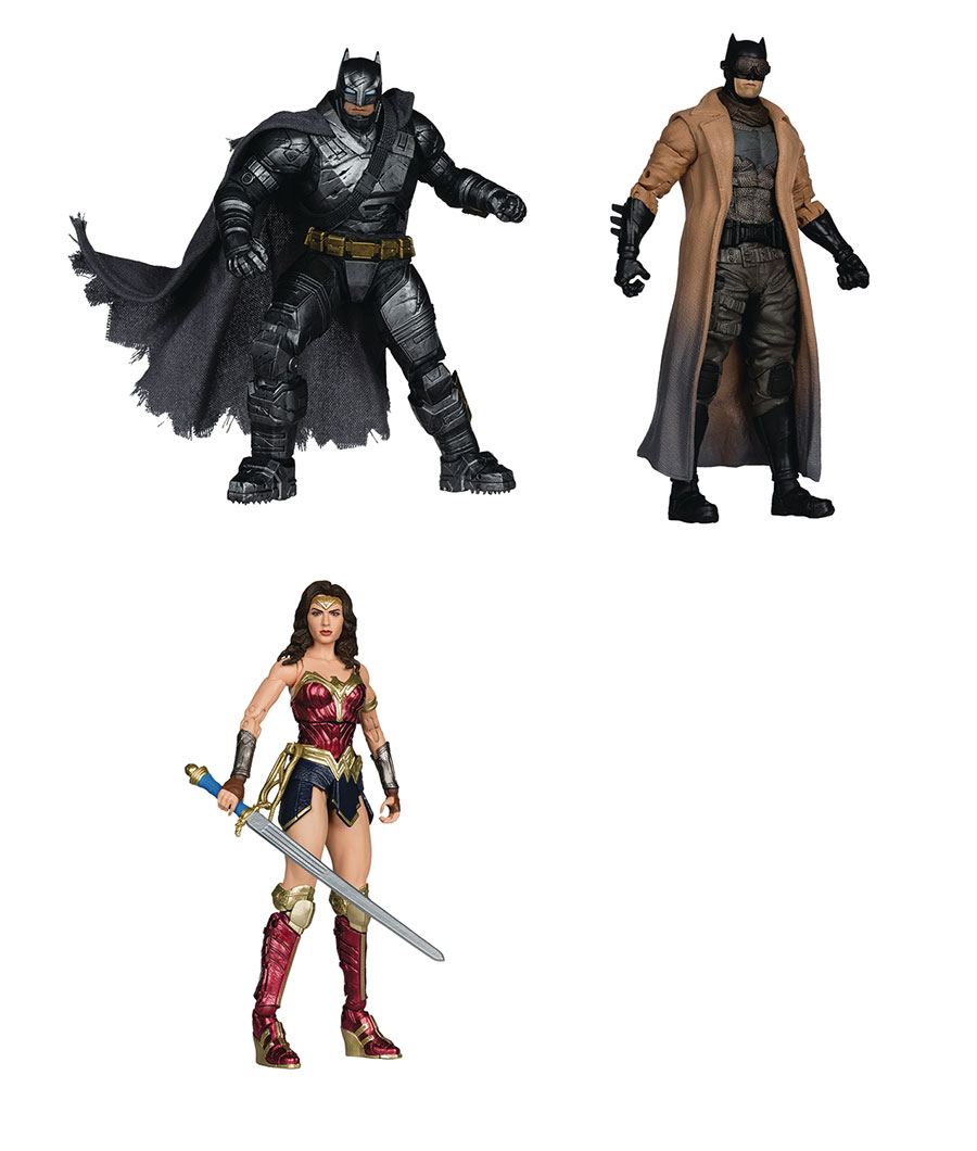 DC Multiverse Batman v Superman Dawn Of Justice 7-Inch Scale Action Figure Assortment Case