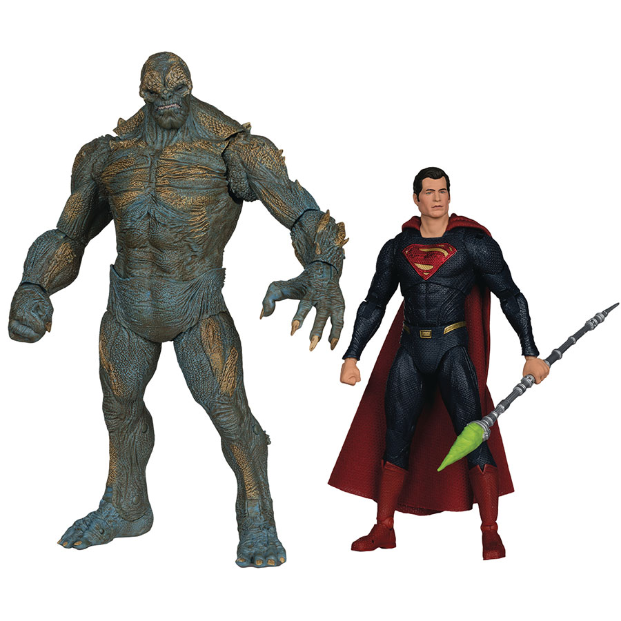 DC Multiverse Batman v Superman Dawn Of Justice Doomsday vs Superman 7-Inch Scale MegaFig 2-Pack Action Figure