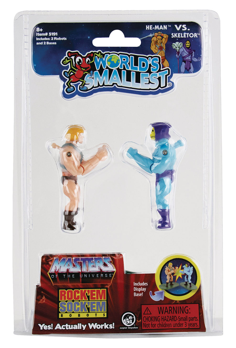 Masters Of The Universe Worlds Smallest Rock Em Sock Em Robots Toy