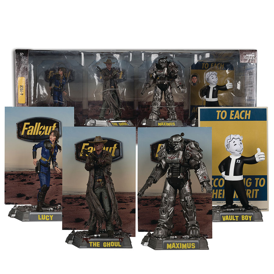 Movie Maniacs Fallout 4-Pack Action Figure