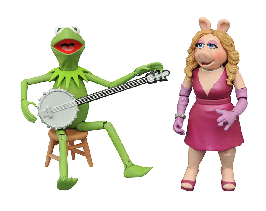 Muppets Best Of Series 1 Action Figure - Kermit & Miss Piggy