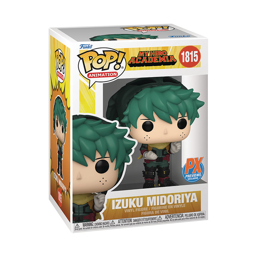 POP Animation My Hero Academia Izuku Midoriya Deku Hooded Previews Exclusive Vinyl Figure
