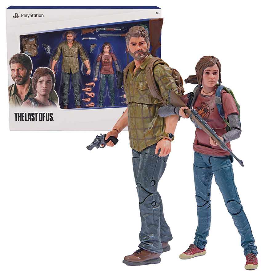 Playstation Last Of Us Joel & Ellie 6-Inch Action Figure Set