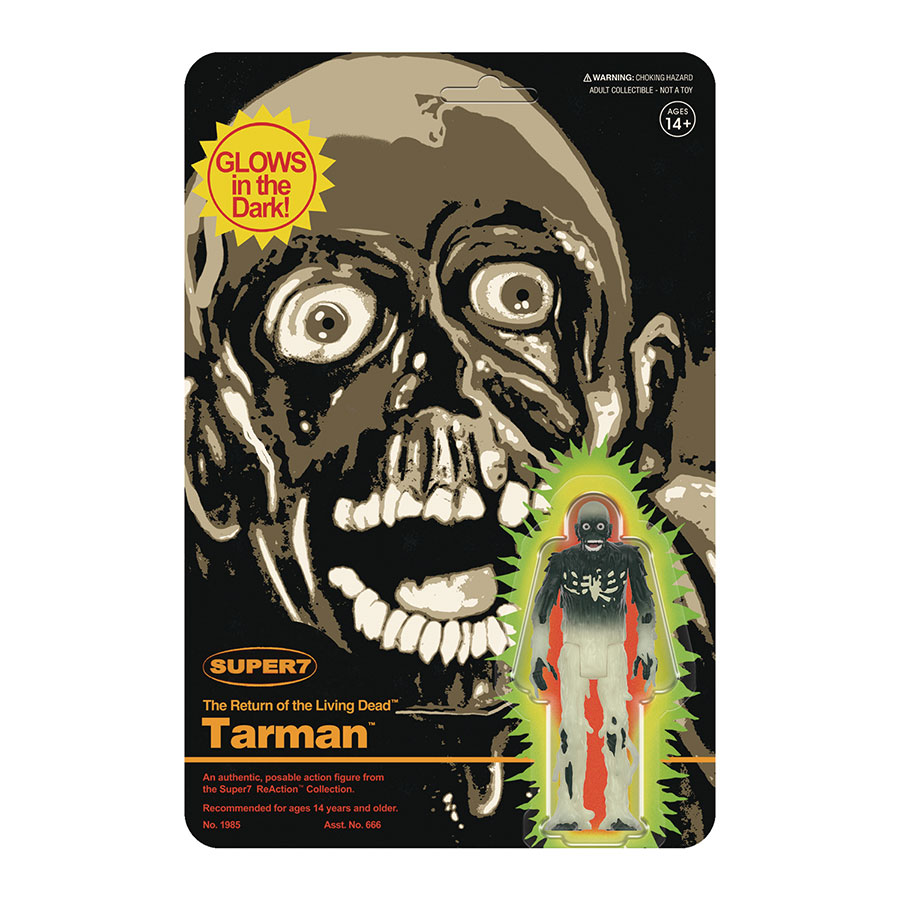 Return Of The Living Dead ReAction Figure Wave 4 - Tarman (Monster Glow)