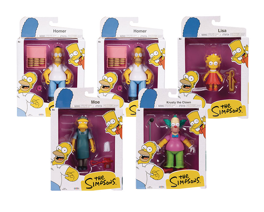 Simpsons 5-Inch Action Figure Wave 2 Assortment Case