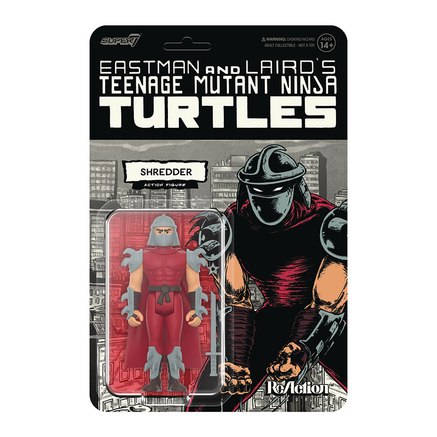 Teenage Mutant Ninja Turtles ReAction Figure Wave 11 - Shredder (Comic Color)