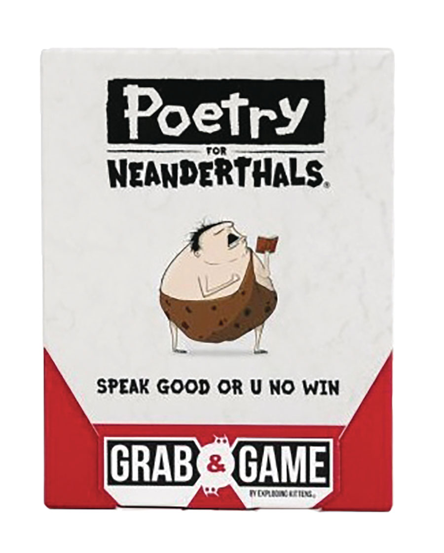 Grab & Game Poetry For Neanderthals Travel Edition