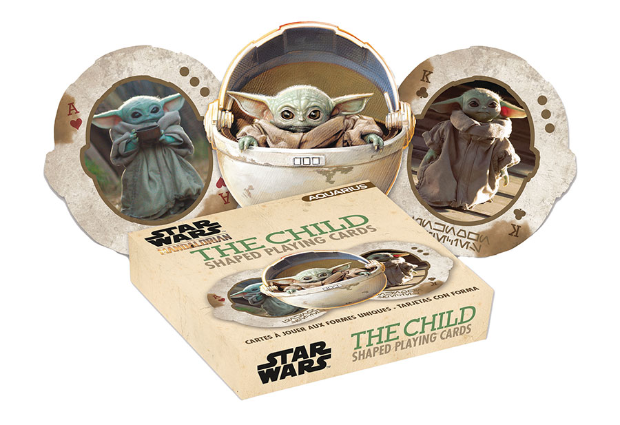 Star Wars The Mandalorian The Child Shaped Playing Cards