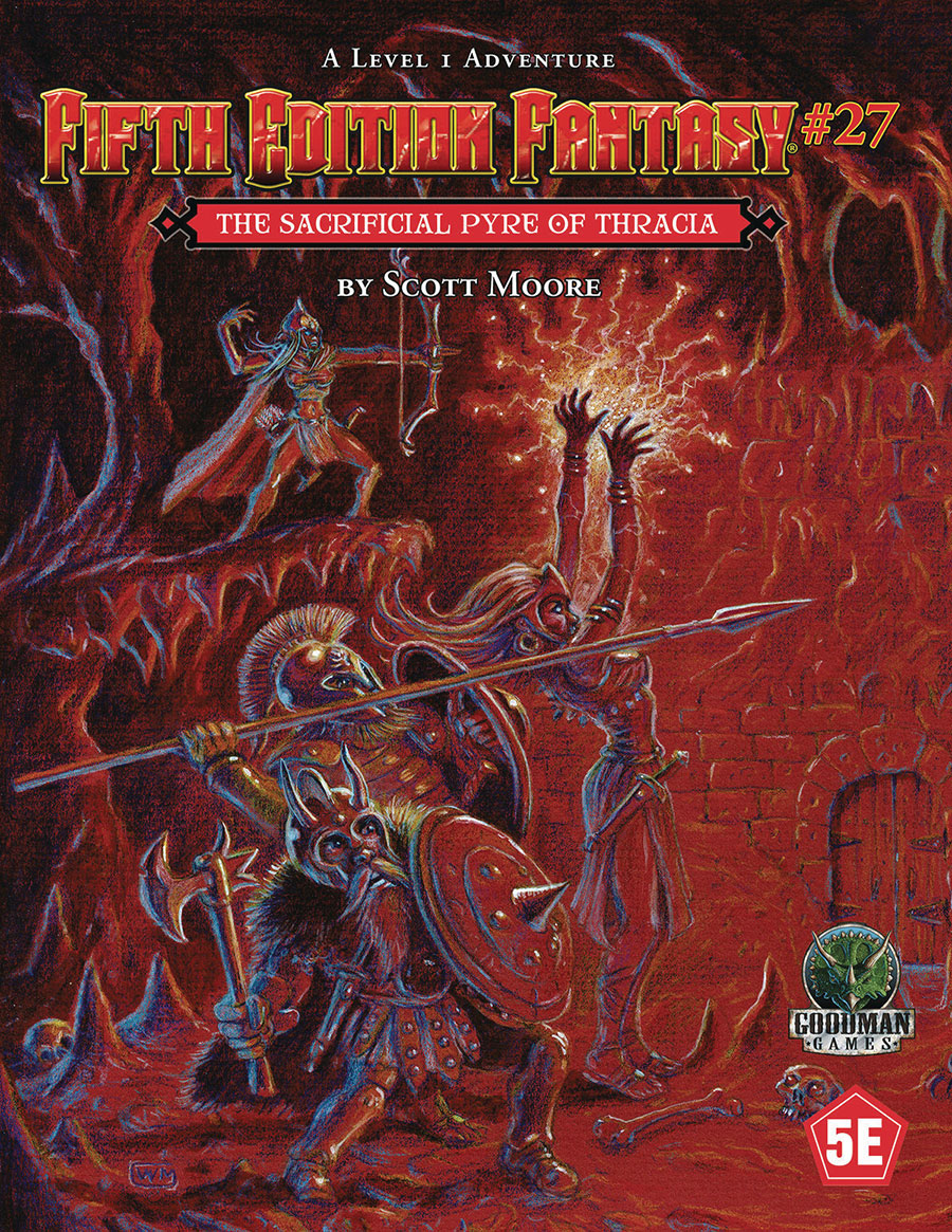 Fifth Edition Fantasy #27 The Sacrificial Pyre Of Thracia SC