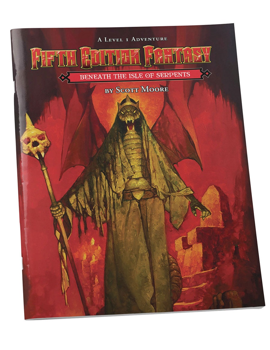 Fifth Edition Fantasy #28 Beneath The Isle Of Serpents SC