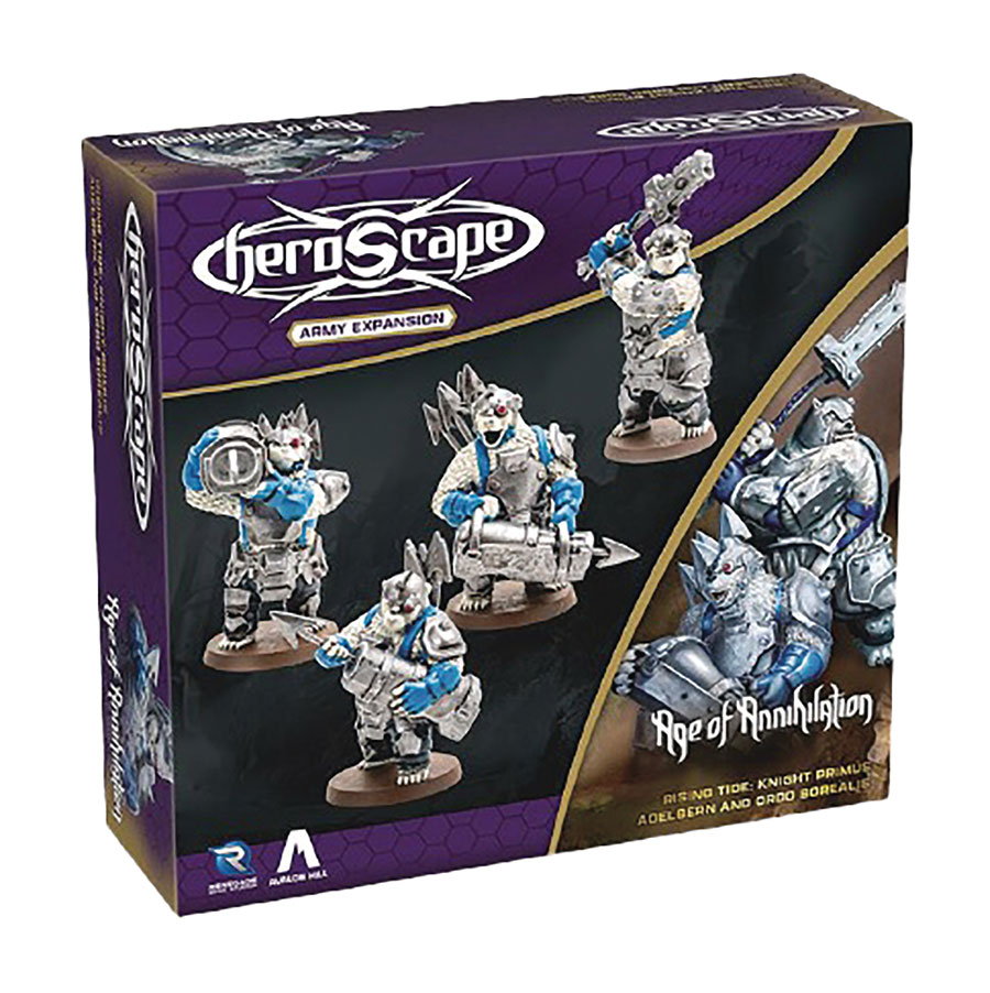 Heroscape Rising Tide Knight Primus Adelbrern & Ordo Borealis Army Expansion