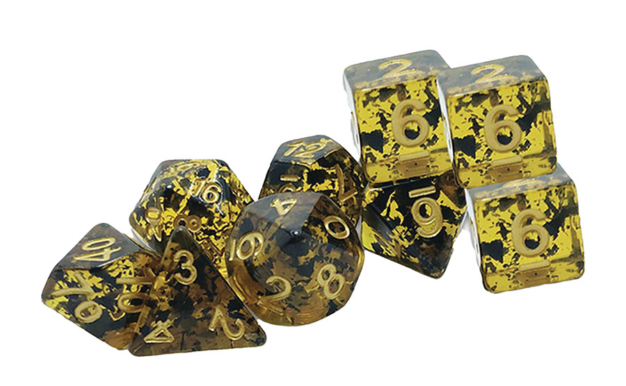 Terracotta Grecian Vase Dice Set - Traditional 9-Piece